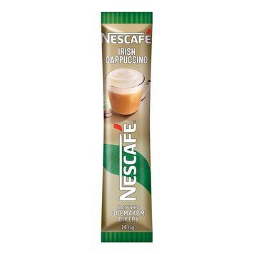 Напій кавовий Nescafe Irish cappuccino розчинний зі смаком лікеру 20 х 14 г. (8445291573352) 000080633 фото