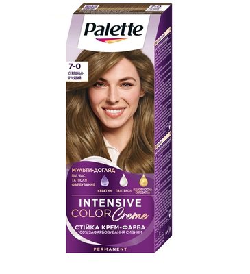 Фарба для волосся Palette N-6 (7-0) Середньо-русявий 110 мл (3838905551603) 3117      фото