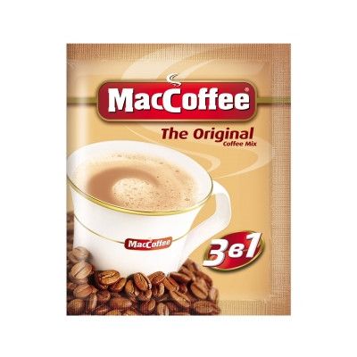 Кавовий напій MacCoffee The Original 3в1 10шт * 20г (8887290101110) 000020795 фото