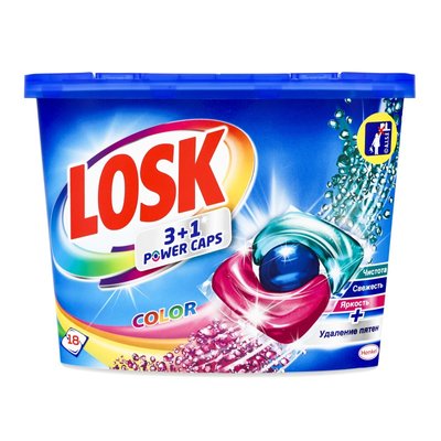 Капсулы для стирки Losk Трио-капсулы Цвет 18 шт (9000101426083) В00137945 фото