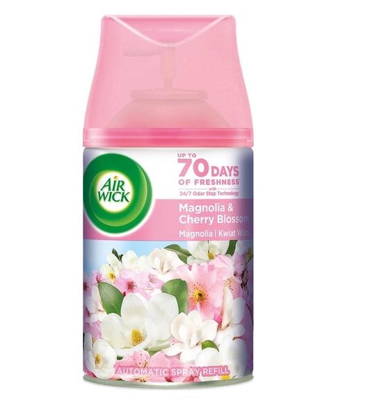 Змінний аерозольний балон до Air Wick Freshmatic Магнолія і квітуча вишня 250 мл (4820232970973) В00296418 фото