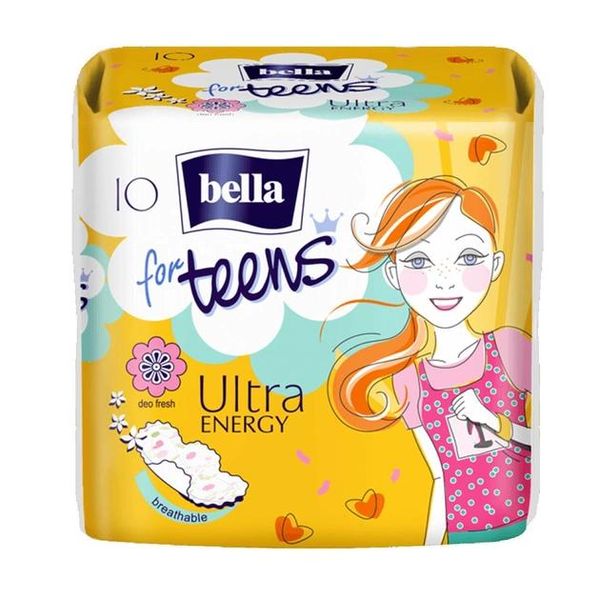 Прокладки Bella Teens ULTRA ENERGY exotic fruits 10 шт (5900516302412) В00293307 фото