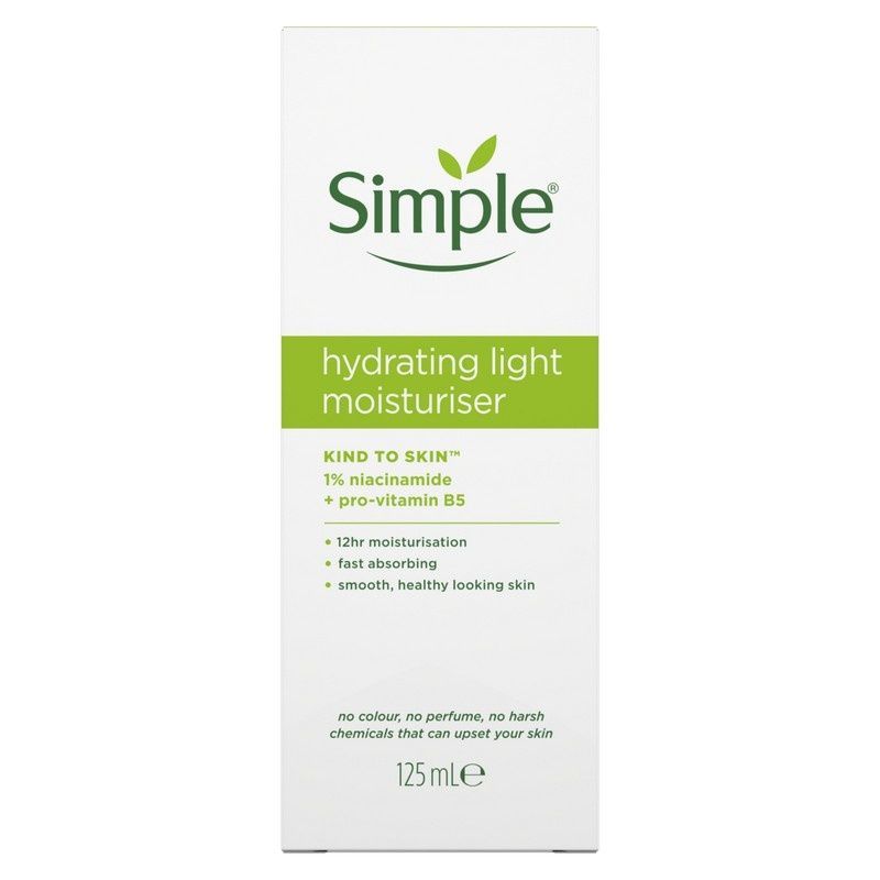 Легкий увлажняющий крем Simple Hydrating Light Moisturiser Kind to Skin 125 мл (5011451103931) В00298286_U фото