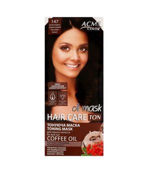 Тонирующая маска для волос Acme-Color Hair Care TON Oil Mask №147 Шоколадно-коричневый 30 мл (4820197009527) AD166 фото