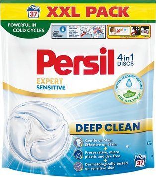 Диски для прання Persil 4in1 Discs Expert Sensitive Deep Clean 37 циклів прання (9000101830941) В00342038 фото