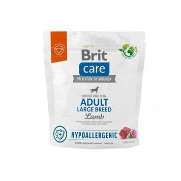 Корм сухой Brit Care Dog Hypoallergenic Adult Large Breed для взрослых собак крупных гипоаллергенных пород с ягненком 1 кг (8595602559091) S1111173366 фото