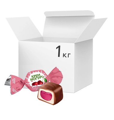 Упаковка цукерок Konti Крем-Йогурт Вишня-Черешня 1 кг (4823088606478) 000074121 фото
