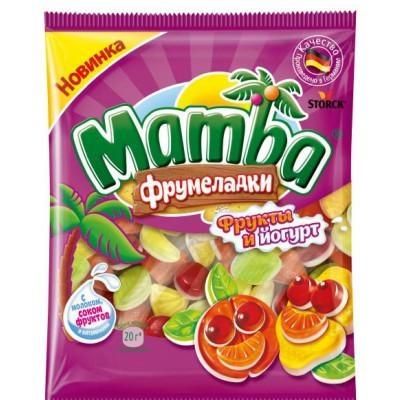 Жевательные конфеты Mamba Фрукты и Йогурт 72 г (4014400922912) 000071043 фото