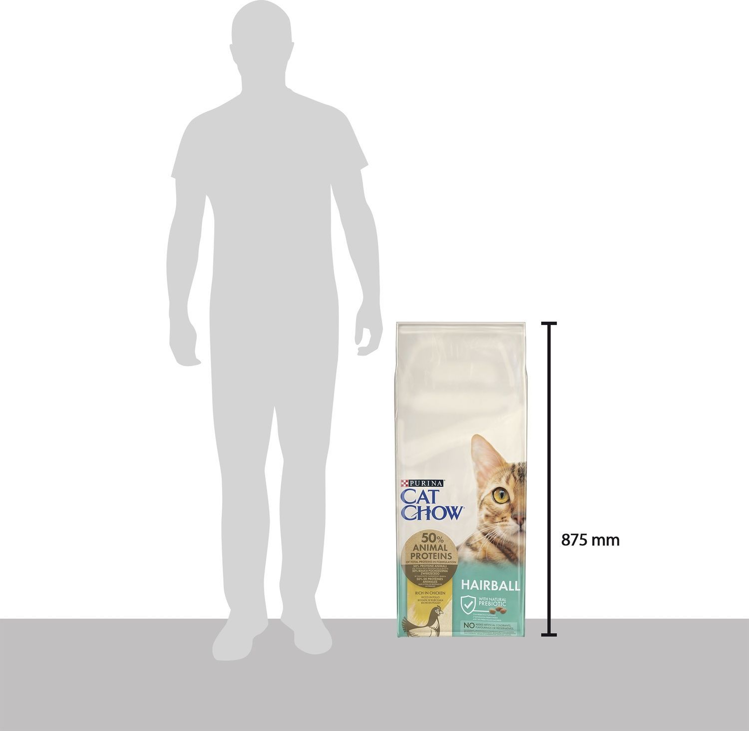 Сухий корм Cat Chow Special Care Hairball Control для виведення ковтунів шерсті зі шлунку 15 кг (5997204514523) 000030224 фото