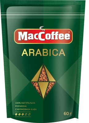 Кофе MacCoffee Арабика 60 г. (1888729014611) 000068808 фото
