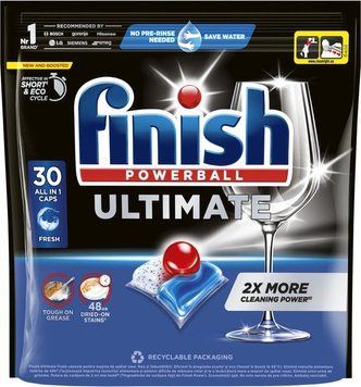 Капсули для посудомийних машин FINISH Ultimate 30 шт. (5908252001071) В00355241 фото