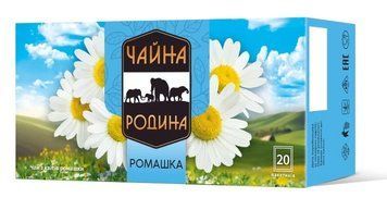 Чай квітковий Чайна Родина Ромашка 1 г х 20 шт (4823118605525) 000084347 фото
