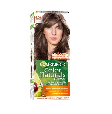 Фарба для волосся Garnier Color Naturals 6.00 Глибокий горіховий 110 мл (3600542021791) В00036732 фото