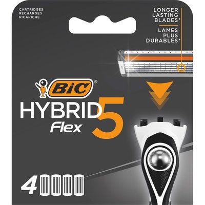 Змінні касети BIC Flex 5 Hybrid 4 шт (3086123644885) В00196244 фото