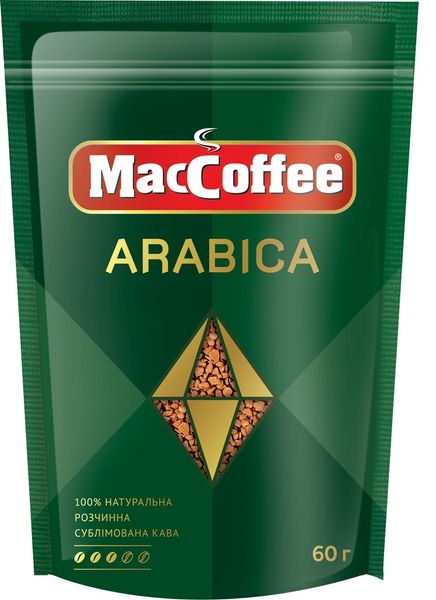 Кофе MacCoffee Арабика 60 г. (1888729014611) 000068808 фото