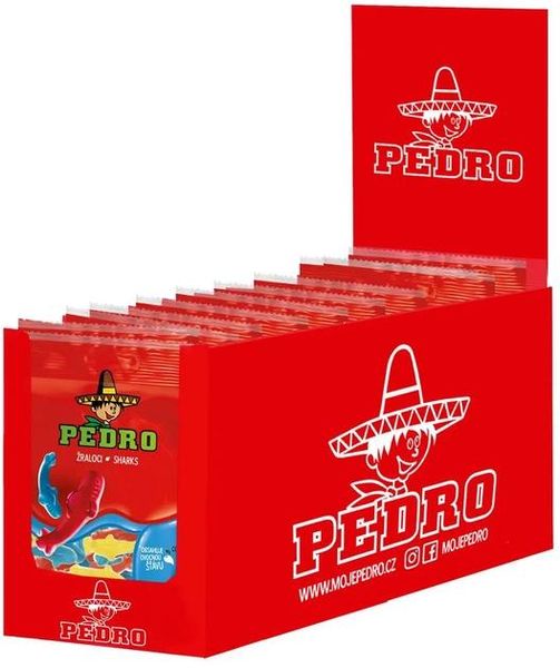 Жевательные конфеты Pedro Акулы 80 г (8594044243438) 000078689 фото