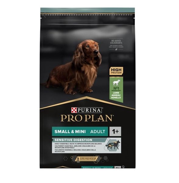 Сухий корм Purina Pro Plan Small & Mini Adult Sensitive Digestion з ягням для собак дрібних порід 7 кг (7613036611329) 000030253 фото