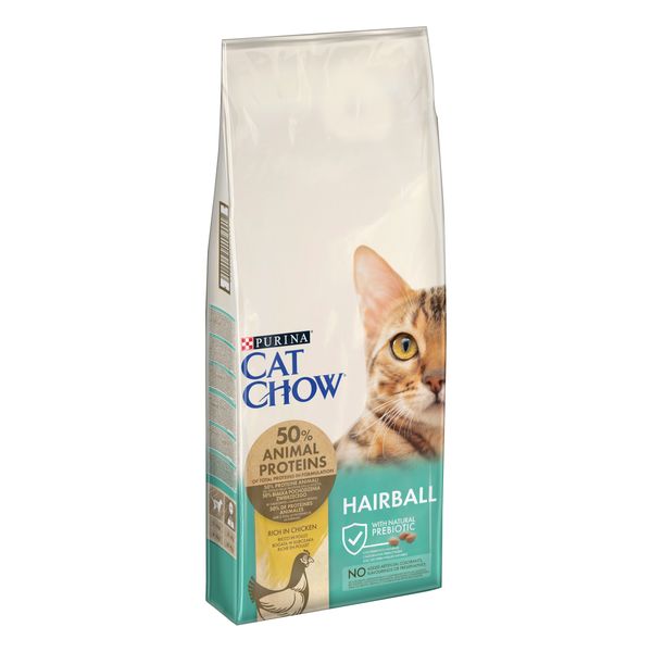 Сухой корм Cat Chow Special Care Hairball Control для вывода колтунов шерсти из желудка 15 кг (5997204514523) 000030224 фото