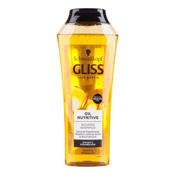 Шампунь Gliss Kur Oil Nutritive для сухих и поврежденных волос 250 мл (9000100398435) 3196      фото